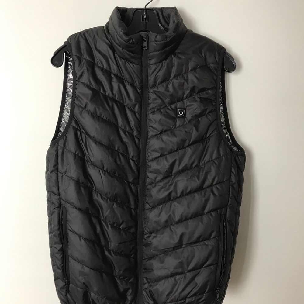 Black winter vest